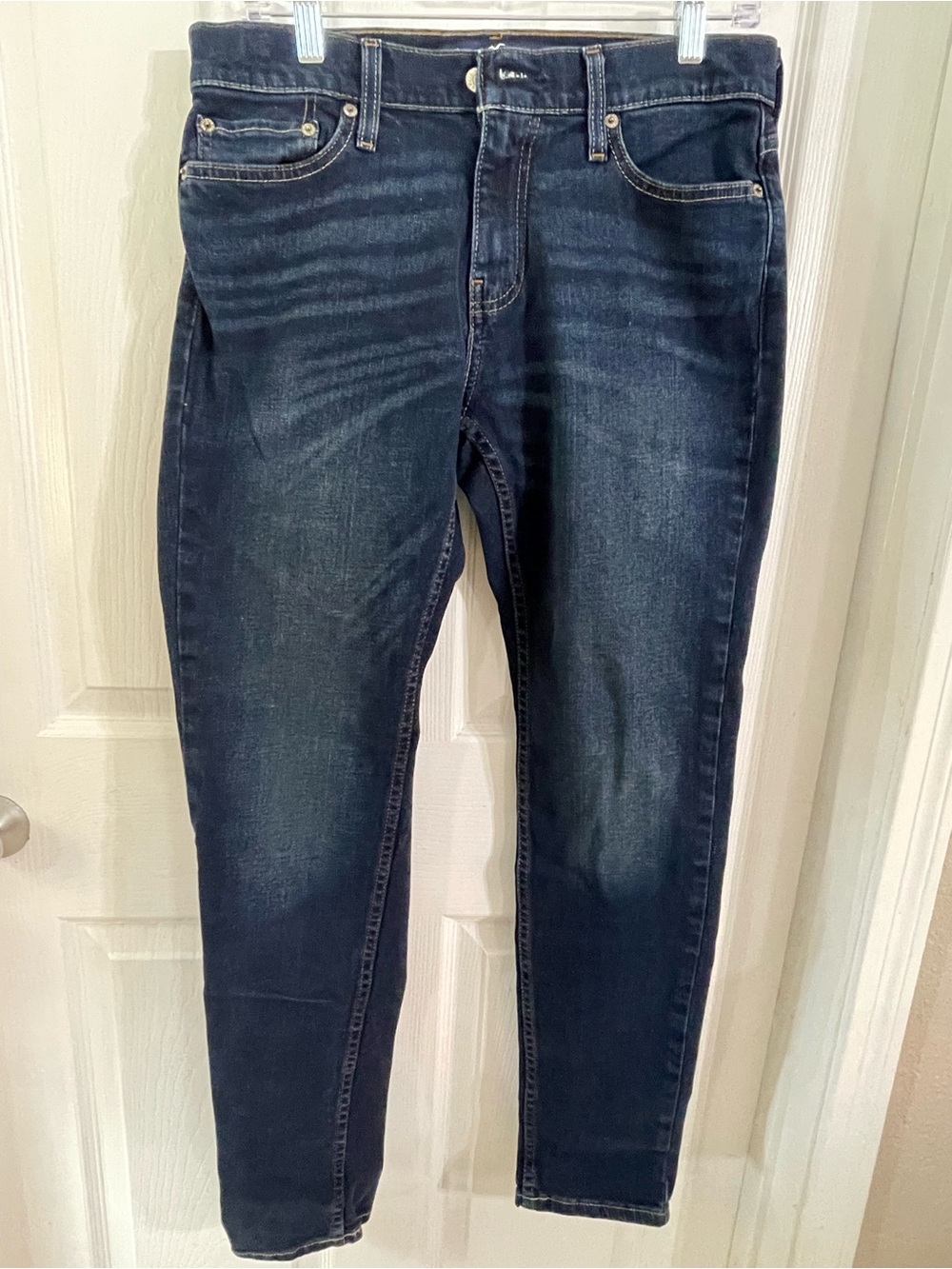 Hollister Slim Straight Dark Blue Men's Jeans